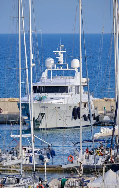 Italien Sizilien Mittelmeer Marina Ragusa Provinz Ragusa August 2021 Menschen — Stockfoto