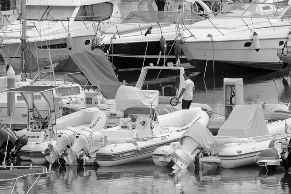 Talya Sicilya Akdeniz Marina Ragusa Ragusa Ili Eylül 2021 Limandaki — Stok fotoğraf