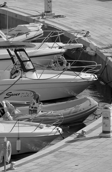 Italie Sicile Méditerranée Marina Ragusa Province Raguse Septembre 2021 Bateaux — Photo
