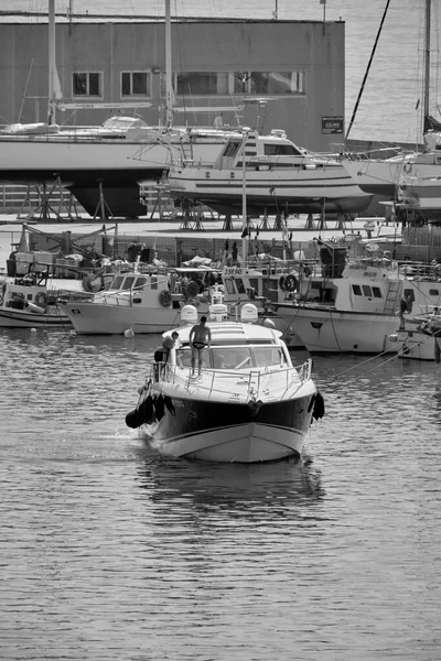 Italien Sizilien Mittelmeer Marina Ragusa Provinz Ragusa September 2021 Menschen — Stockfoto