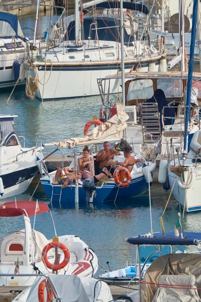 Itália Sicília Mar Mediterrâneo Marina Ragusa Província Ragusa Setembro 2021 — Fotografia de Stock