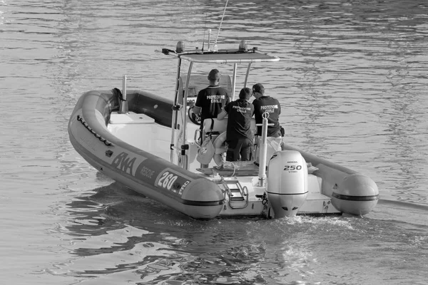 Italie Sicile Méditerranée Marina Ragusa Province Raguse Septembre 2021 Hommes — Photo