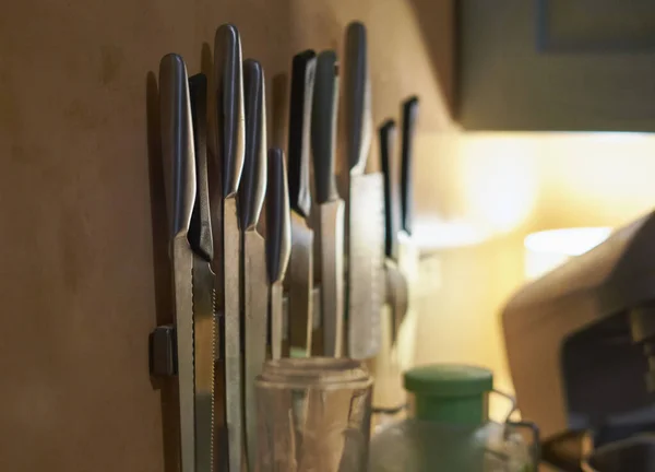 Knives Wall Kitchen — Stock Photo, Image