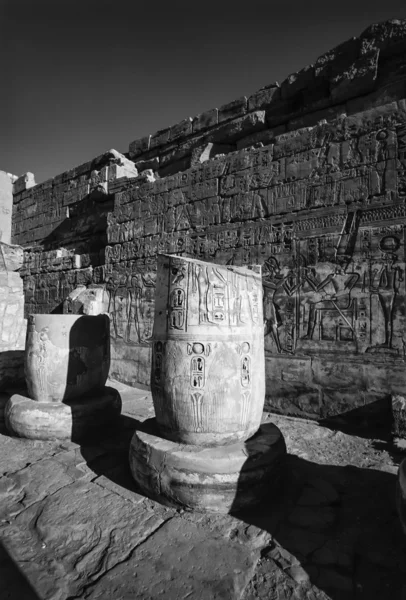 Ανακουφίσεις Medinet abutemple ερείπια — Φωτογραφία Αρχείου