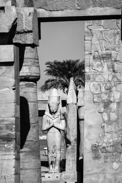 Karnak templom romjai — Stock Fotó