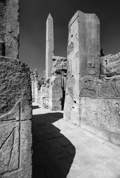 Τα ερείπια του ναού Καρνάκ — Φωτογραφία Αρχείου