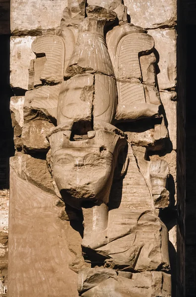 Karnak Tapınağı yıkıldı — Stok fotoğraf