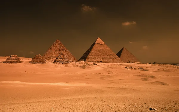 View of the Pyramids — Stock Photo, Image