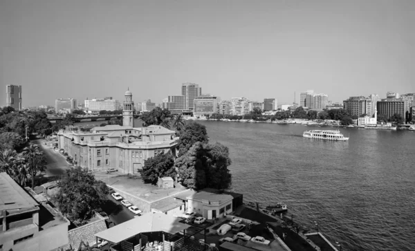 这座城市和尼罗河视图 — 图库照片