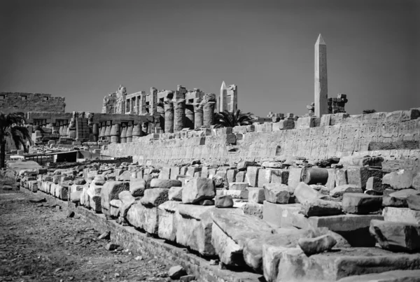 Karnak templom romjai — Stock Fotó
