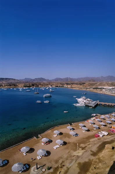 Panoramic view of Naama Bay — Stock Photo, Image