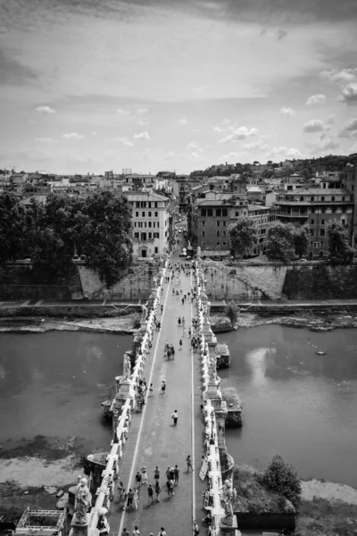 Olaszország, Rómába, Nézd a Tevere-folyó — Stock Fotó