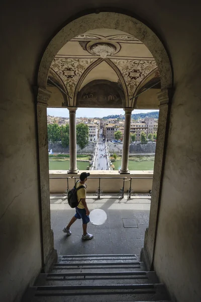 Italy, Rome, view of the Tevere River — Stock Photo, Image