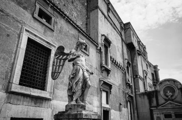 Italia, Roma, Castel Sant'Angelo, statua — Foto Stock
