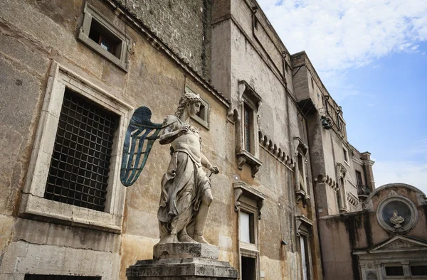 Italy, Rome, St. Angel Castel, statue — Stock Photo, Image