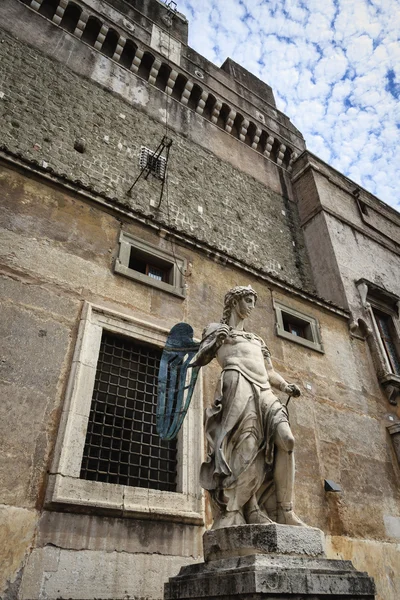 Italy, Rome, St. Angel Castel, statue — Stock Photo, Image