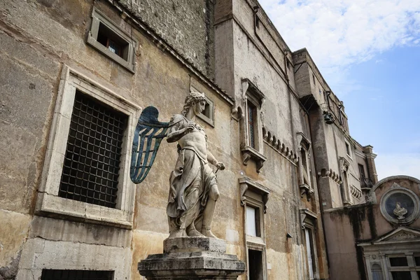 Italy, Rome, St. Angel Castel, statue — Stock Photo, Image