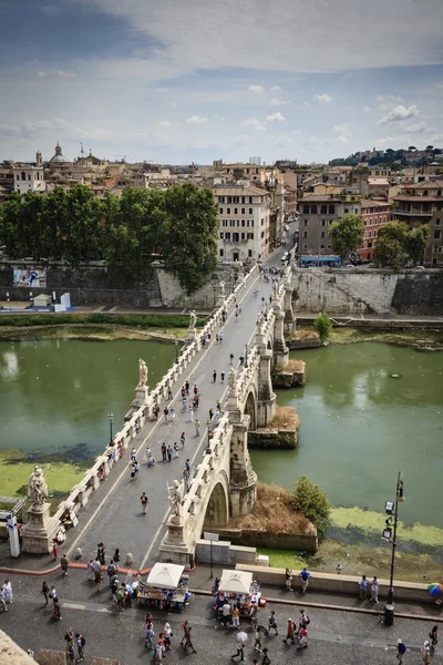 Italy, Rome, view of the Tevere River — Stock Photo, Image