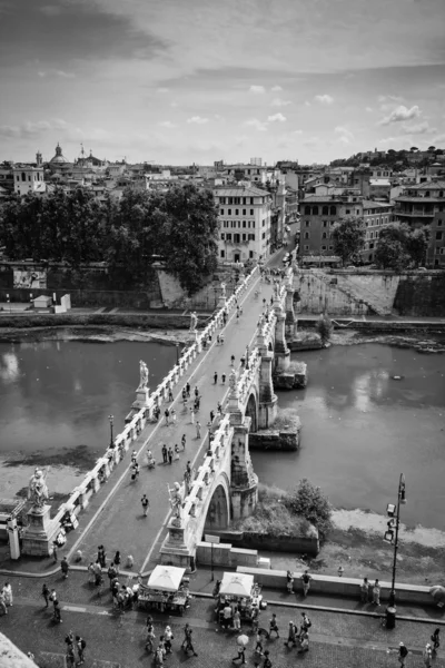 Italia, Roma, vista sul fiume Tevere — Foto Stock