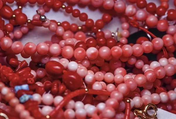 Mediterranean Red Coral jewels — Stock Photo, Image