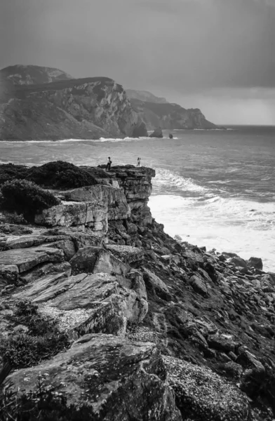 Nordwestliche felsige Küste in der Nähe von capo caccia — Stockfoto