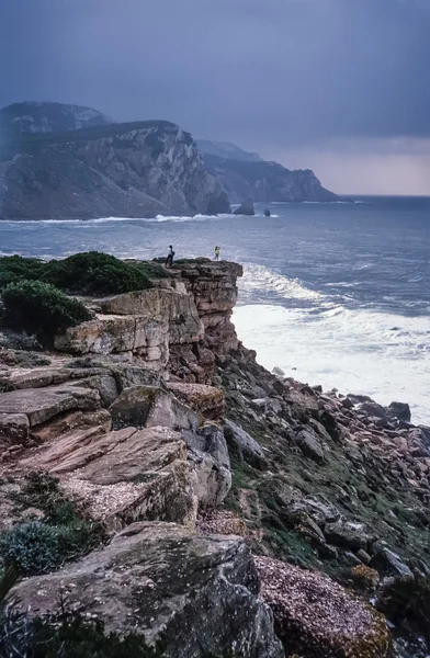 Észak nyugati sziklás partvidék közelében Capo Caccia — Stock Fotó
