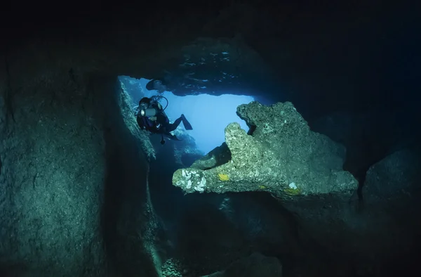 Jeskynní potápění — Stock fotografie