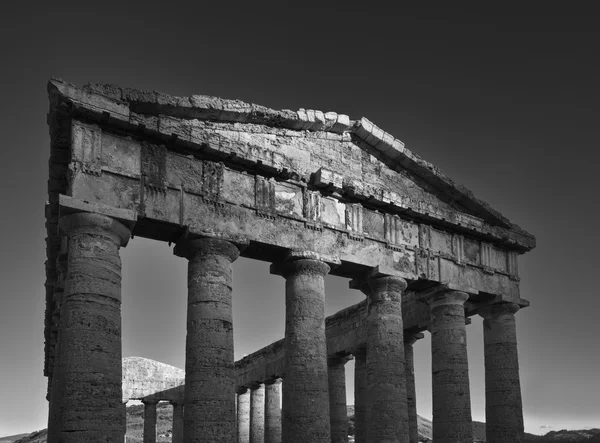 İtalya, Sicilya, Segesta, Yunan Tapınağı — Stok fotoğraf