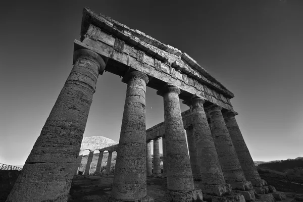 Italia, Sicilia, Segesta, Templo Griego —  Fotos de Stock