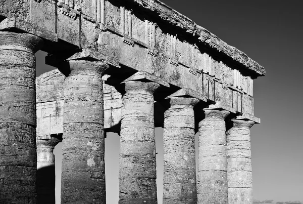 Italia, Sicilia, Segesta, Tempio Greco — Foto Stock