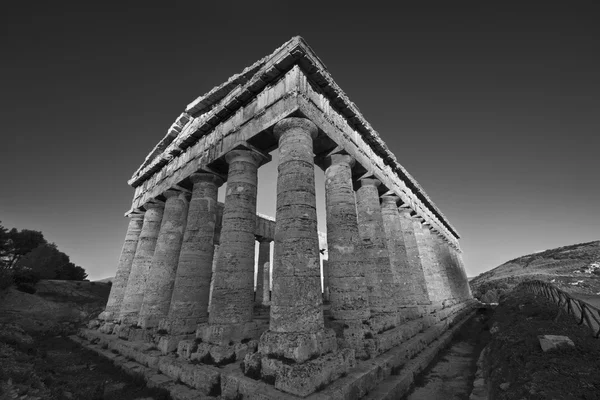 Italia, Sicilia, Segesta, Templo Griego — Foto de Stock