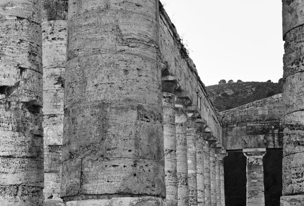 Italia, Sicilia, Segesta, Templo Griego — Foto de Stock