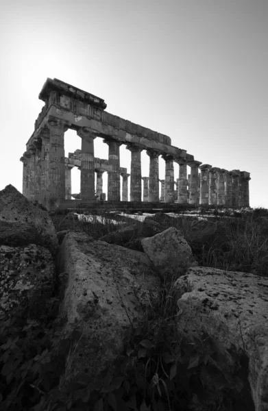 Templo grego de Hera (409 b.C .) — Fotografia de Stock