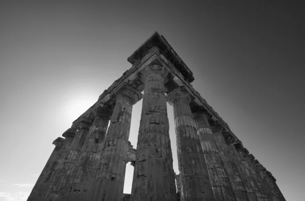 Templo grego de Hera (409 b.C .) — Fotografia de Stock