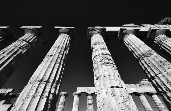 Greek Hera Temple (409 b.C.) — Stock Photo, Image