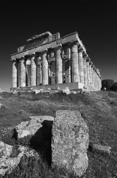 Templo grego de Hera (409 b.C .) — Fotografia de Stock