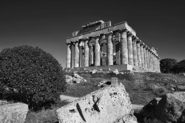 Templo grego de Hera (409 b.C .) — Fotografia de Stock