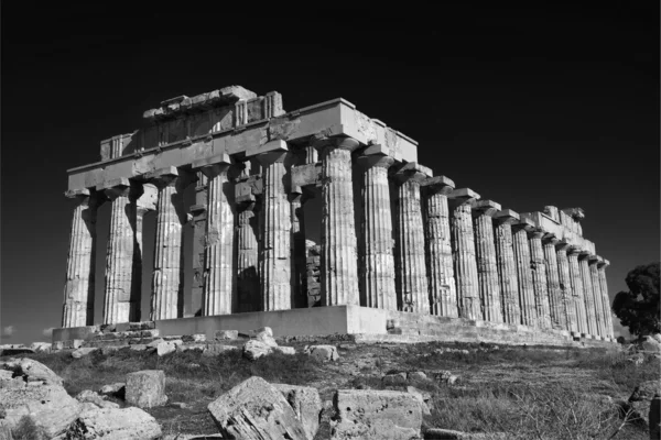 Templo grego de Hera (409 b.C .) — Fotografia de Stock