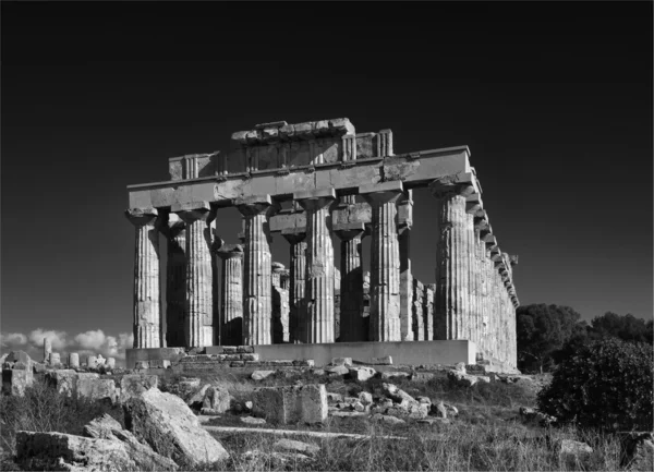 Templo grego de Hera (409 b.C .) — Fotografia de Stock