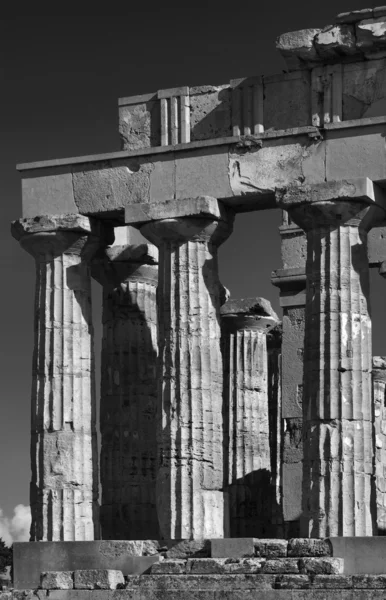 Греческий храм Геры (409 г. до н.э. .) — стоковое фото