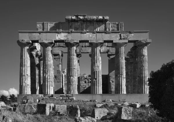 ギリシャ語のヘラ神殿 (紀元前 409.) — ストック写真