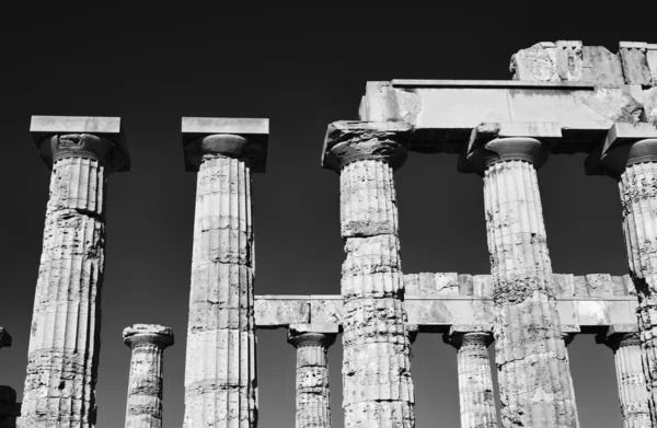 Templo grego de Hera (409 b.C .) — Fotografia de Stock