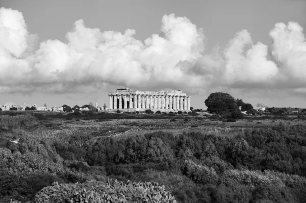 Templo griego de Hera (409 a.C. .) — Foto de Stock