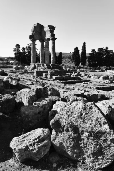 Castore ve Polluce Tapınağı (Hera Temple) — Stok fotoğraf