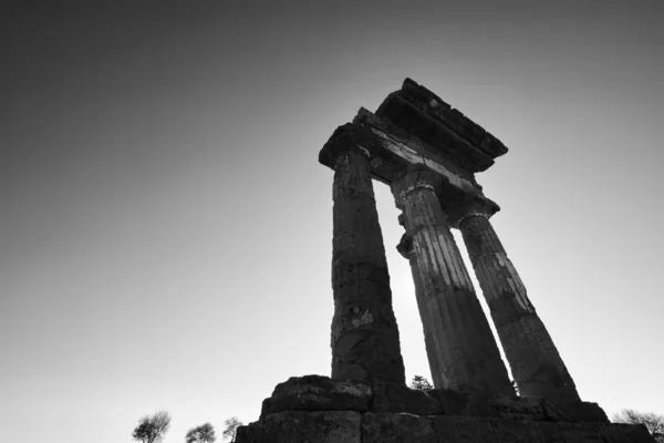 Castore e Polluce Tempio (Tempio di Hera ) — Foto Stock