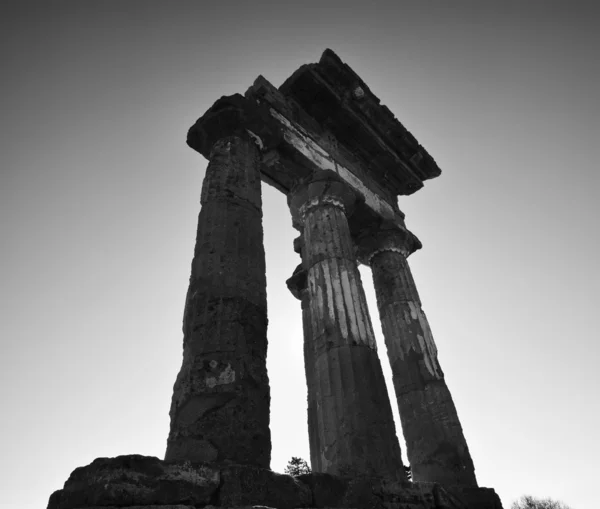 Castore and Polluce Temple (Hera Temple) — Stock Photo, Image