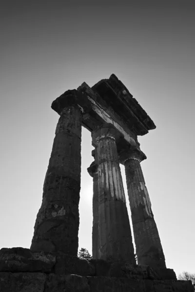 Castore en Polluce tempel (Hera tempel) — Stockfoto