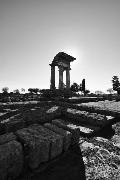 Castore en Polluce tempel (Hera tempel) — Stockfoto