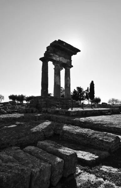 Castore en Polluce tempel (Hera tempel) — Stockfoto