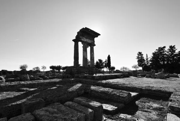 Castore e Polluce Temple (Templo Hera ) — Fotografia de Stock